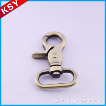 Hot Sale Fine Workmanship Personalize Metal Handbags Swivel Snap Hooks Hardware For Leather